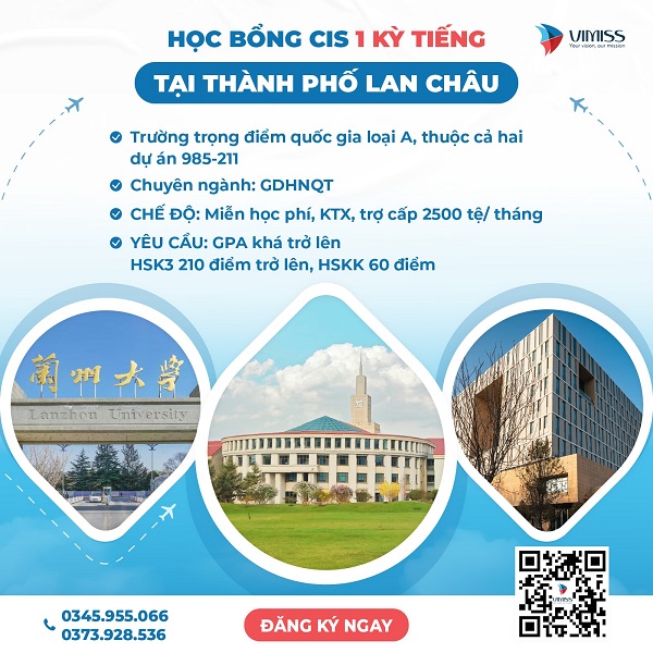 Cập nhật Học bổng CIS 1 kỳ tiếng 2025 tại VIMISS mới nhất