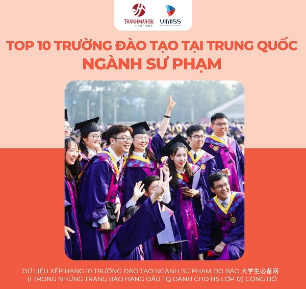 Top 10 trường đào tạo sư phạm hàng đầu Trung Quốc