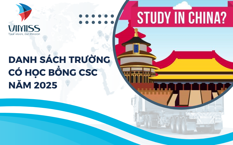 Danh sách các trường Trung Quốc có học bổng CSC năm 2025
